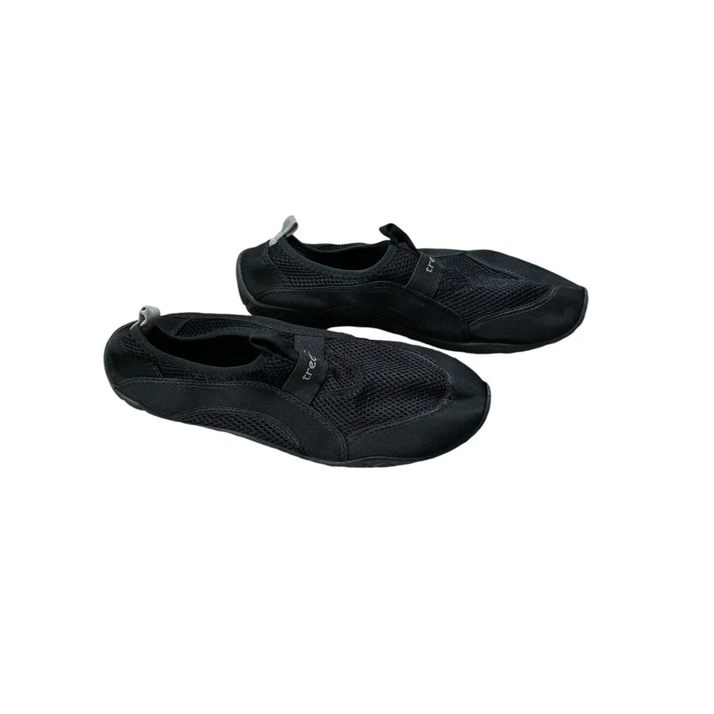 Tredz Beachwear‎ Water Shoes Men's Size 12 - Black Mesh Slip On Outdoors
